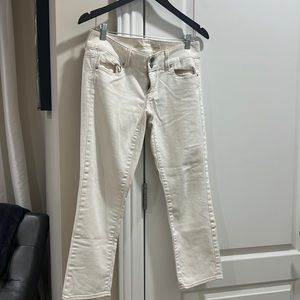 American eagle while capris